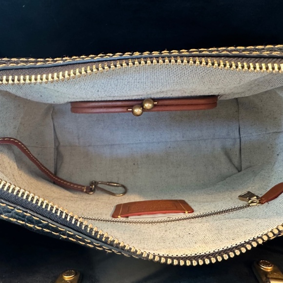 Coach 1941 FIRST GENERATION Black Rogue Bag With Lovk and Key ***NEW*** - Picture 12 of 13